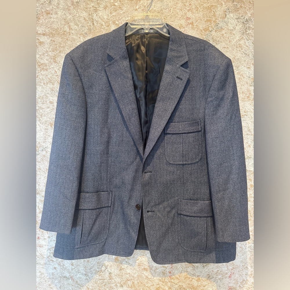 Gray Blazer Men's Classic Made in Italy